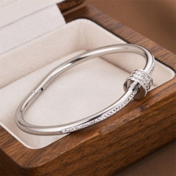 Classic Knot CZ Bracelet – Gold, Silver & Rose Gold