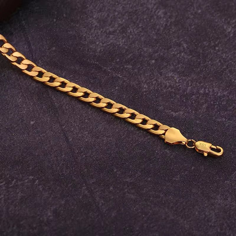 Cuban Link Gold-Plated Chain for Men – 18K Style | For Him Collection