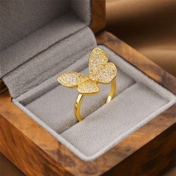 18K Gold Plated Designer Ring