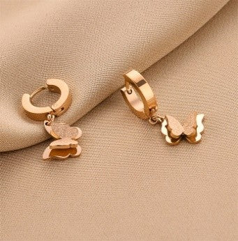Classic Round Gold Earrings